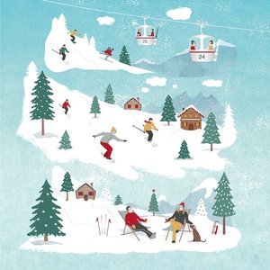 Swiss Finest Servietten St. Moritz 20 Stück