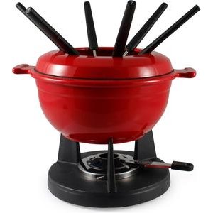 Swissmar Lucerne Guss-Fondueset rot