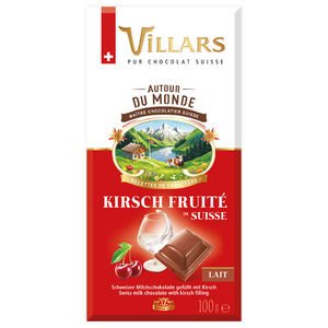 Villars Milchschokolade mit Kirsch-Füllung 100g