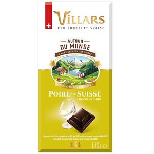 Villars Zartbitterschokolade Williamsbirnenbrand-Füllung 100g