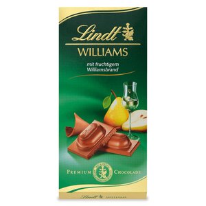 Lindt Milchschokolade mit Williams-Füllung 100g