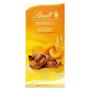 Lindt Milchschokolade mit Marille-Füllung 100g
