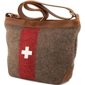 Karlen Swiss Umhängetasche mit Doppeltrageriemen