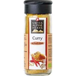 Swiss Alpine Herbs Bio Curry scharf Gewürzmischung 40g