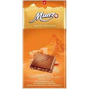 Munz Swiss Premium Caramel & Salz Schokolade 100g