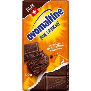 Ovomaltine Fine Crunchy Dark Schokolade 130g