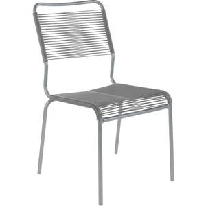 Schaffner Spaghettistuhl Rigi alusilber