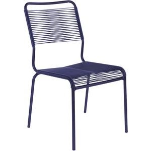 Schaffner Spaghettistuhl Rigi blau