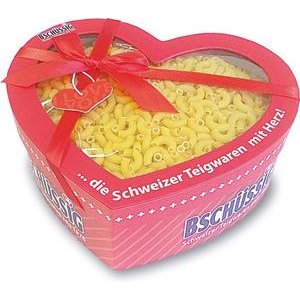 Bschüssig Herz-Schachtel Hörnli 3-Ei 500g