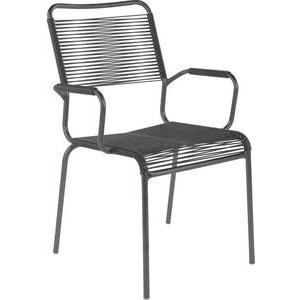 Schaffner Spaghettistuhl Rigi mit Armlehne anthrazit