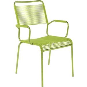 Schaffner Spaghettistuhl Rigi mit Armlehne hellgrün