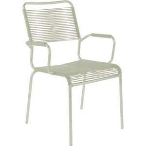 Schaffner Spaghettistuhl Rigi mit Armlehne pastellgrün