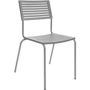 Schaffner Lamello ohne Armlehne alusilber