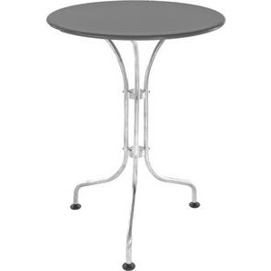 Schaffner Metalltisch St. Moritz feuerverzinkt 60 cm alusilber