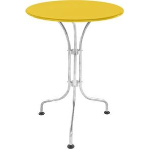 Schaffner Metalltisch St. Moritz feuerverzinkt 60 cm gelb