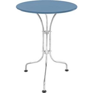 Schaffner Metalltisch St. Moritz feuerverzinkt 60 cm pastellblau
