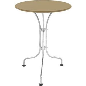 Schaffner Metalltisch St. Moritz feuerverzinkt 60 cm pastellbraun