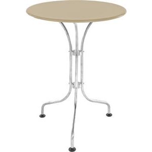 Schaffner Metalltisch St. Moritz feuerverzinkt 60 cm pastellsand