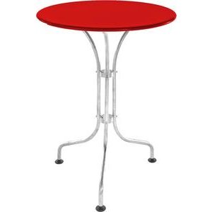 Schaffner Metalltisch St. Moritz feuerverzinkt 60 cm rot