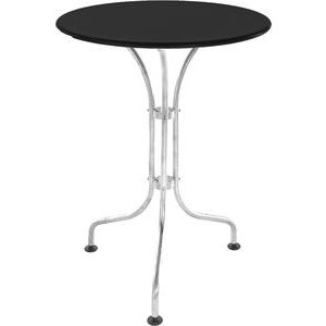 Schaffner Metalltisch St. Moritz feuerverzinkt 60 cm schwarz