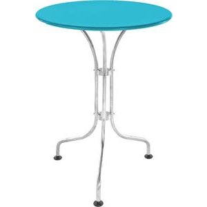 Schaffner Metalltisch St. Moritz feuerverzinkt 60 cm türkis