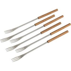 Kuhn Rikon Käsefonduegabeln Eichenholz 6er Set