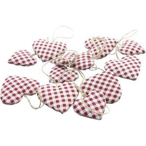 Swiss Finest Herzhänger Karo 12er Set