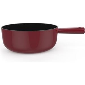 Stöckli Classic 20 Guss-Caquelon rot-schwarz