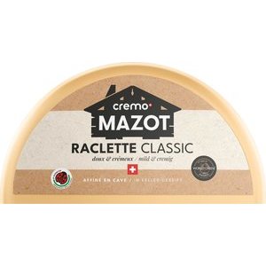 cremo Mazot Raclette-Käse Classic rund 1/2 Laib