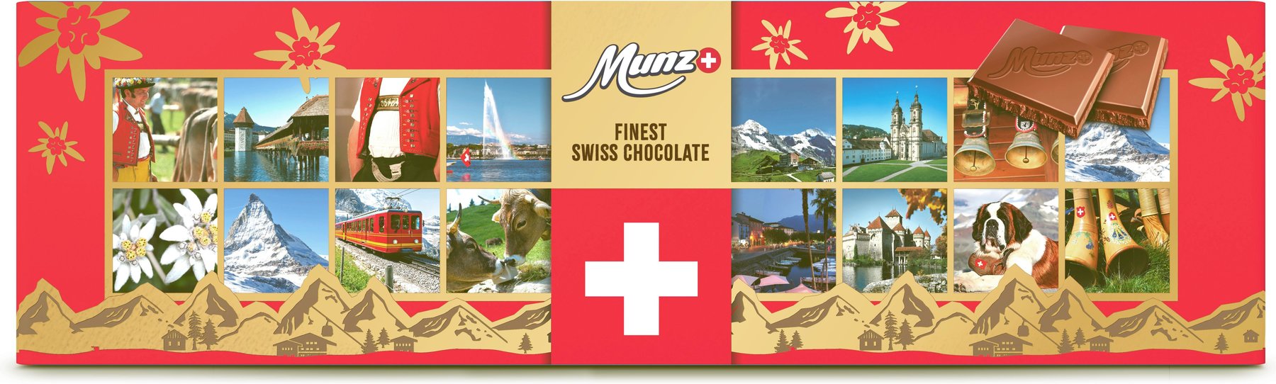 Munz Swiss Views Milchschokolade 300g