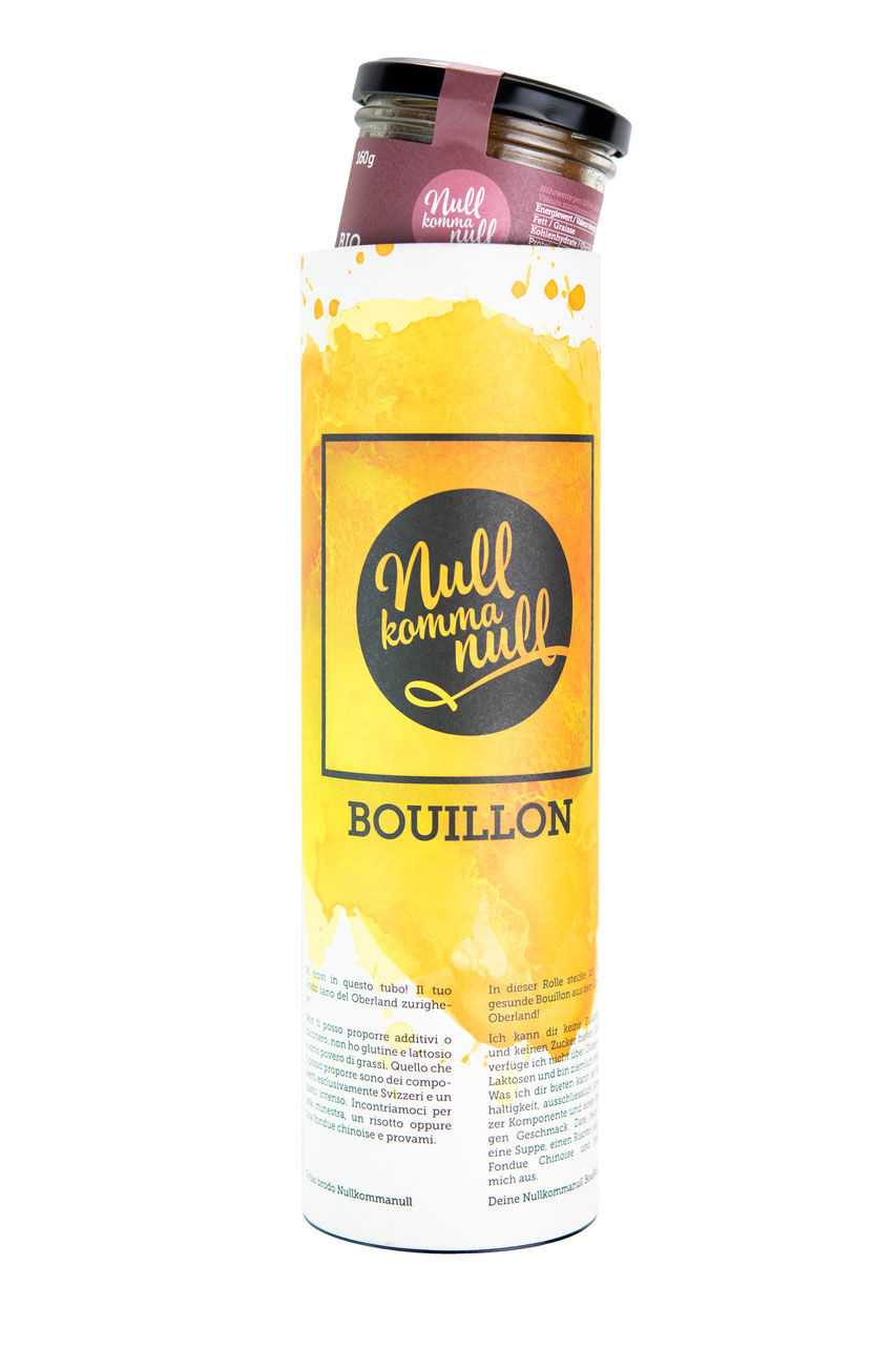 Nullkommanull BouillonSet aus Gemüse, Rind, Geflügel 3 x 160g Swiss