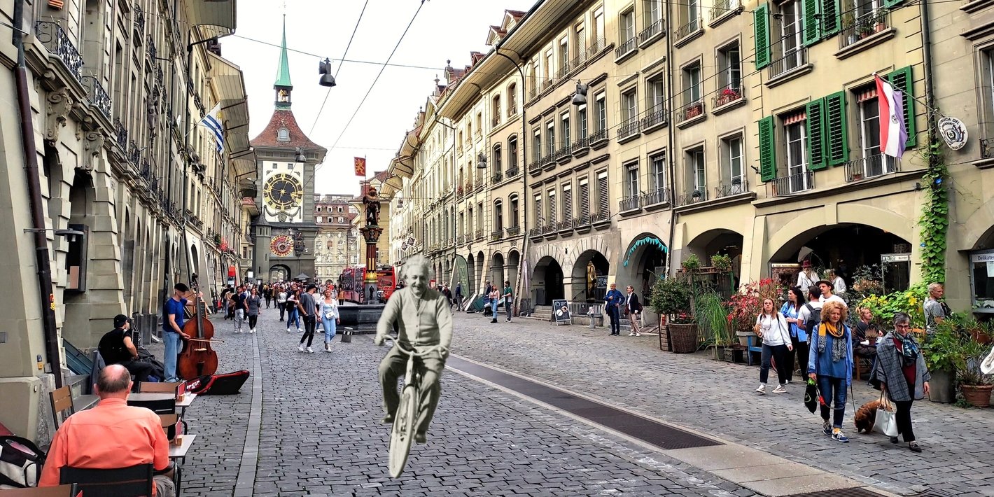 Einstein in der Kramgasse - © René Buss