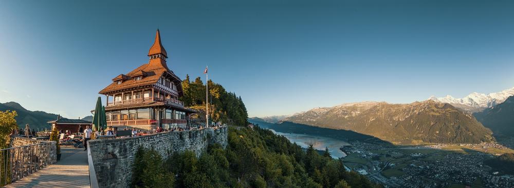 Harder Kulm, Brienzersee, Eiger, Mönch und Jungfrau