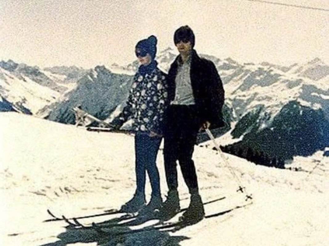 Paul und Jane 1966 in Klosters