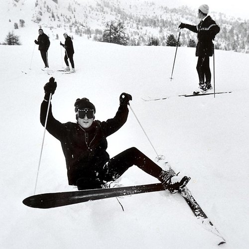 John Lennon in St. Moritz 1965 - © ETH Bildarchiv / Hans Gerber
