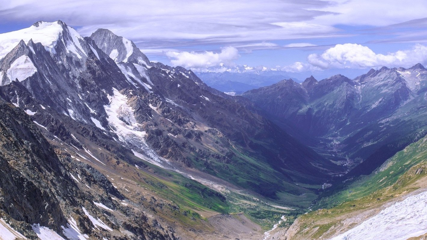 Das Lötschental vor dem Bergsturz