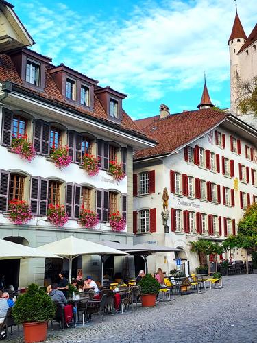 Geranien in der Stadt - © René Buss