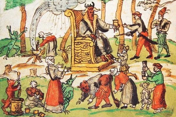 So stellte man sich den «Hexensabbat» vor. - Johann Jakob Wick