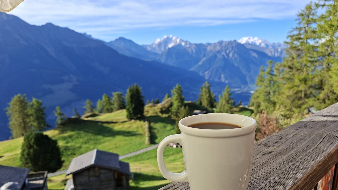 Kaffee auf der Riederalp - © René Buss