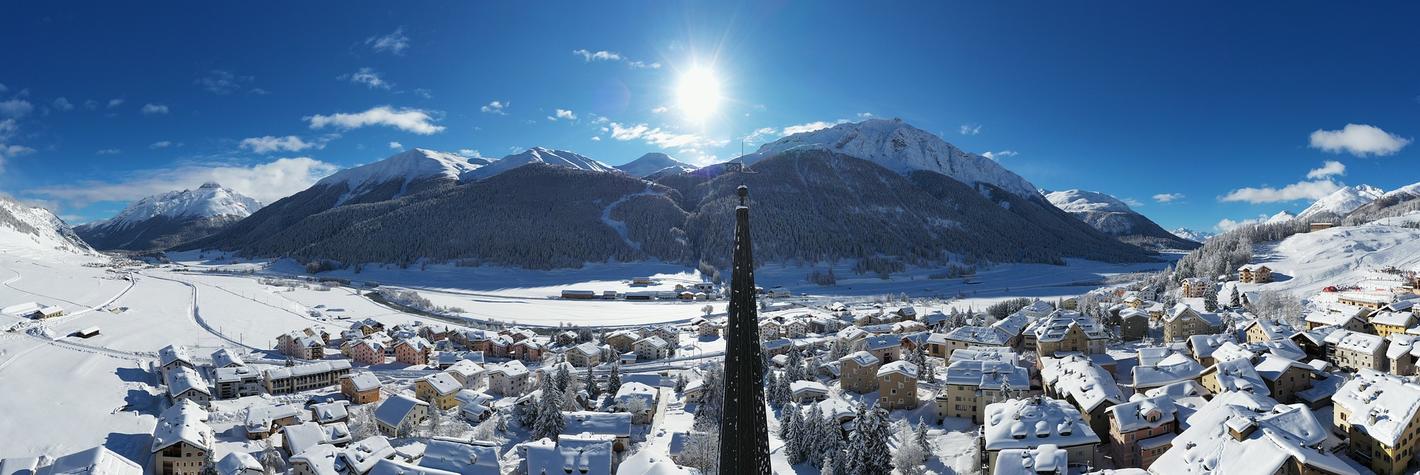 Zuoz in der Region Maloja im Oberengadin