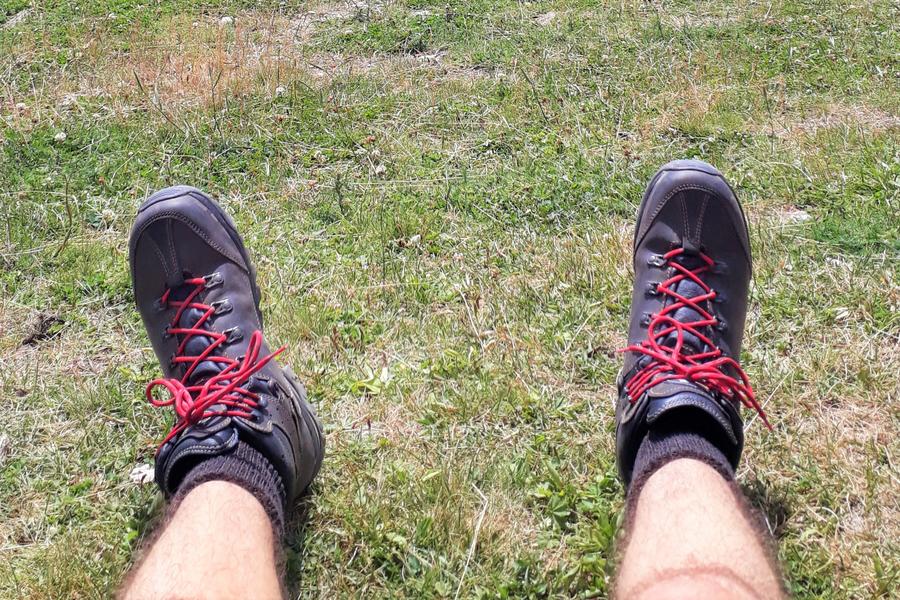 Fester Schuh und dicke Socken bei JEDEM Wetter! - © René Buss 