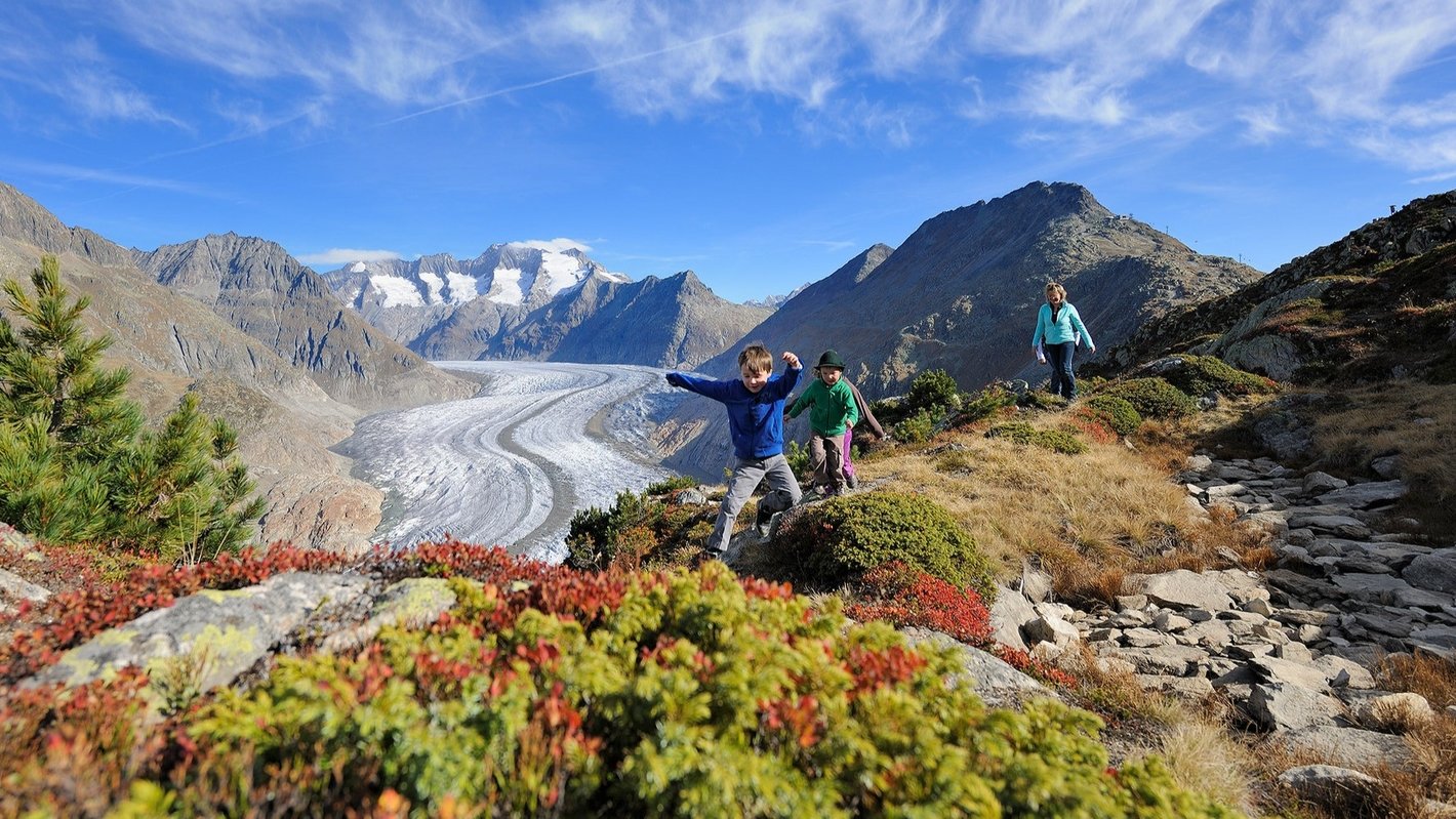 Wandern mit Kindern - © Aletsch Arena
