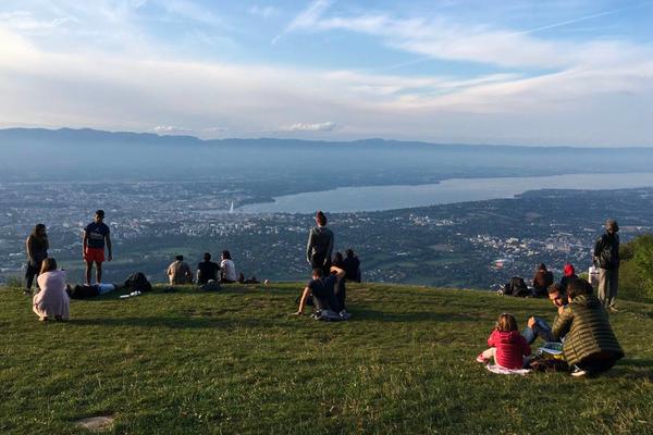 Aussicht auf Genf vom Mont Salève - © geneve.com