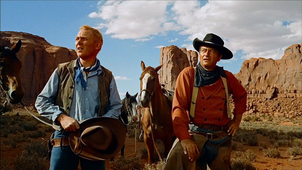 John Wayne in «Der Schwarze Falke» 1956 mit Tüechli