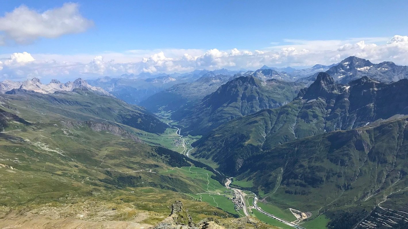 Das Hinterrheintal in Graubünden