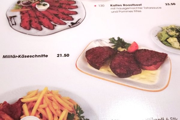 ...Militär-Käseschnitten!