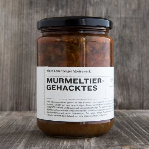 Murmeltier-Gehacktes von Klaus Leuenberger - © Landschaftspark Binntal©