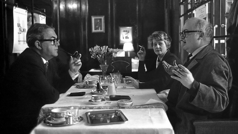 Max Frisch und Friedrich Dürrenmatt - © ETH-Bibliothek Zürich, Bildarchiv
