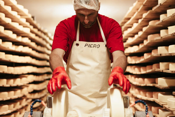 Jeden Käse, jeden Tag pflegen. - © Walker Bergkäserei AG / zVg