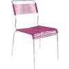 Schaffner Spaghettistuhl Säntis feuerverzinkt pink